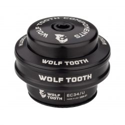 Wolf Tooth EC34/28,6 Premium – Jeu de direction à roulement externe cuvette haute Noir ou Argent